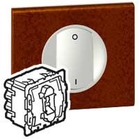 Céliane interrupteur bipolaire à voyant - 20A - 250V - Blanc