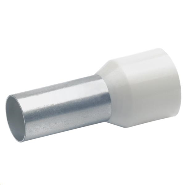Partially insulated wire end ferrule 16mm² 12mm White