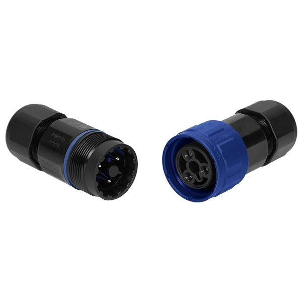Kabelverbinding stopcontact en stekker, 3 x 4mm² IP68