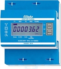 Compteur d'énergie électronique 3 phases + N 80A MID