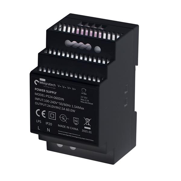 24Vdc 60W Din - rail voeding