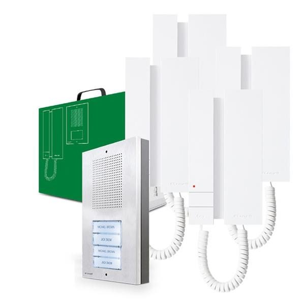 Deurtelefoonkit extra kit 4 gebruikers 4 + N