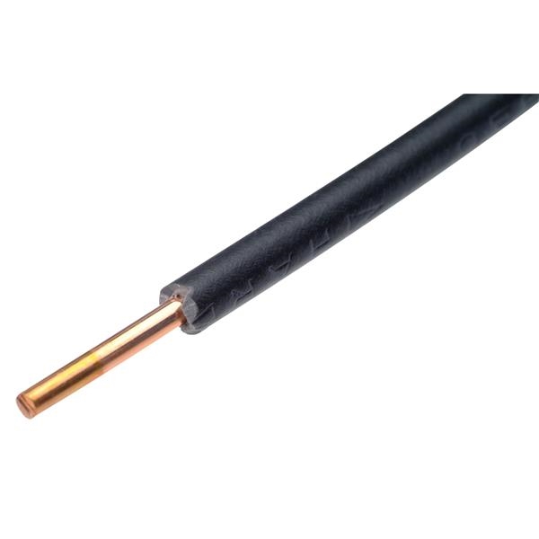 Vob 2.5 Black (H07V-U) in coil of 100m CPR class: ECA