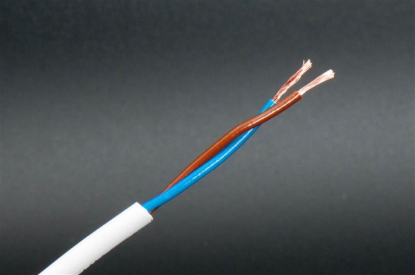 Vtlb 2 x 0.75 White (H03VV-F) in coil of 100m