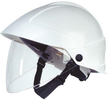 Witte helm met gelaatsscherm - volgens EN397, EN166, EN50365 en ARC FLASH test IEC61482-1-2 klasse 1