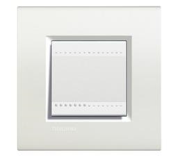 LivingLight - cover plate 2 modules White