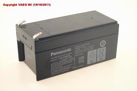 Panasonic LC-R123R4PG PB 12V 3.4Ah 134 x 70 x 61mm