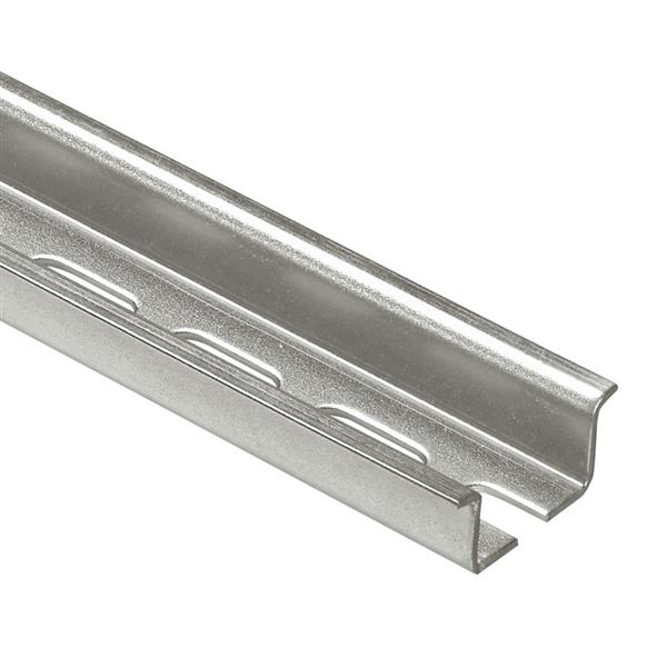 Rail symmetrisch - te zagen - 2m diepte 15mm langwerpige gaten
