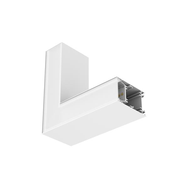 Office linear shape connectors prismatic White