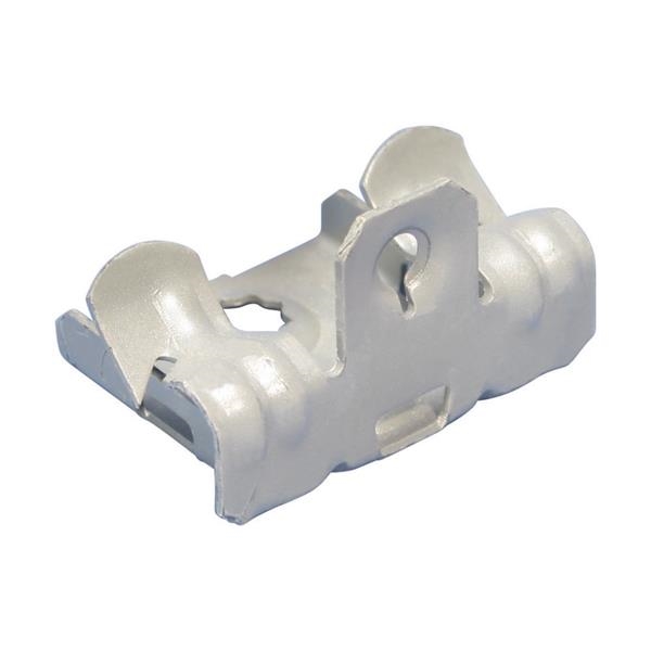 Hammer - on flange clip, bottom mount, spring Steel, Caddy armour, 14 - 20mm flange