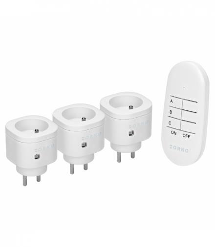 Set draadloze stopcontacten met afstandsbediening 3 + 1
