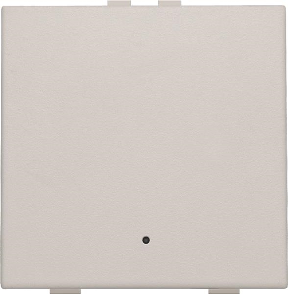 Enkelvoudige drukknop met Led en comfortsensoren voor Niko Home control, Light Grey