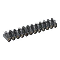 Suprem multidraad klemmenstrook capaciteit 4mm² - 25A - Zwart