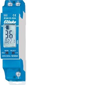 Single - phase energy meter with energy consumption indicator