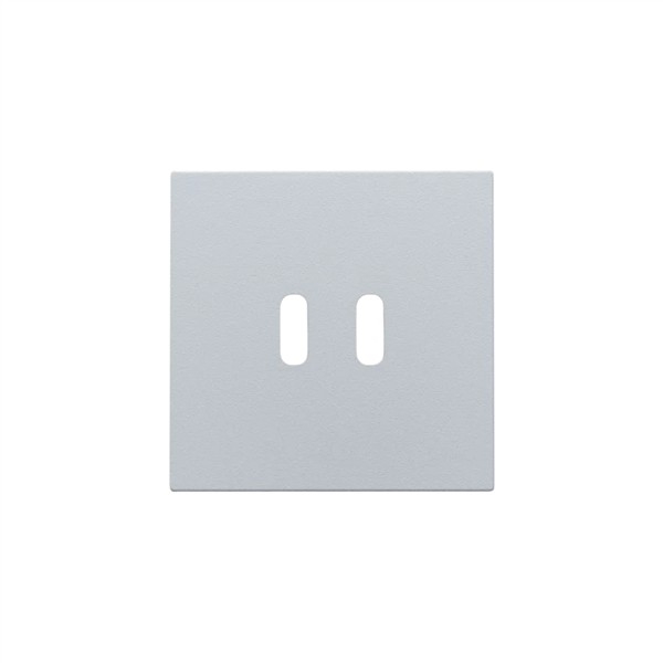 Set de finition pour double chargeur USB-C intelligent Sterling coated