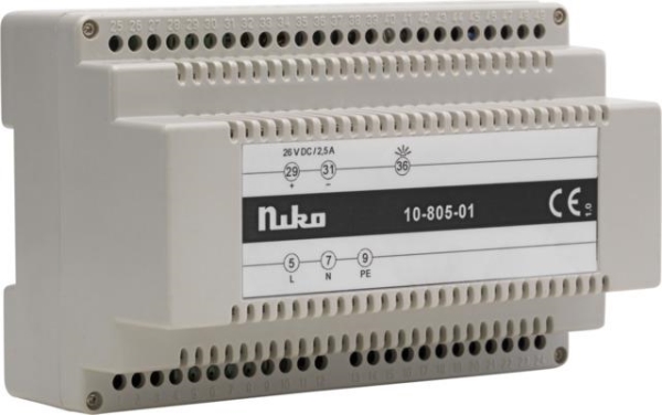 Alimentation modulaire en tension continue pour systèmes vidéo étendus 26V / 2.5A