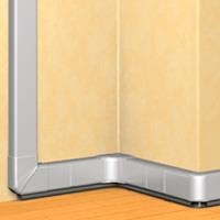Universal Aluminium trunking 1 compartment 65x105mm