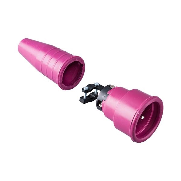 Purple rubber female plug 2 poles + T 16A