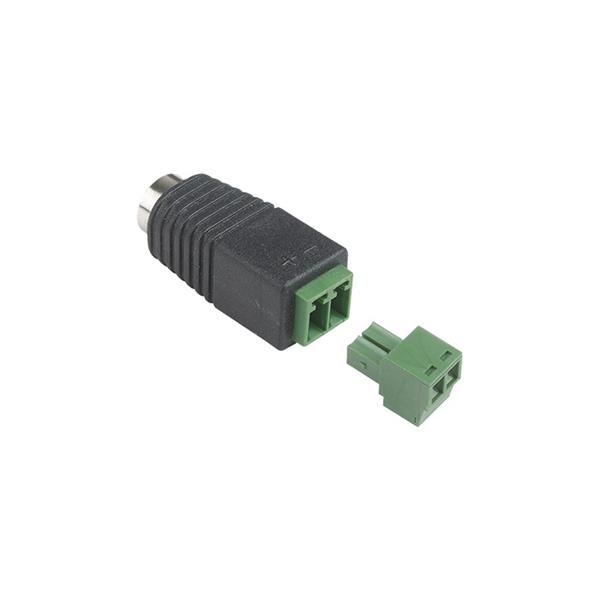 Voedingsconnector klemmen / jackplug vrouwelijk