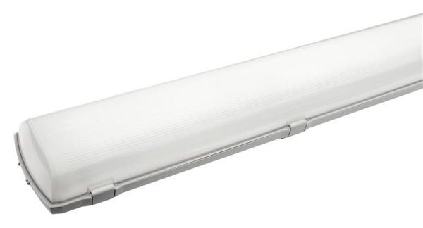 Armature hermétique 2 x 120cm pour TL Led plexi acrylate