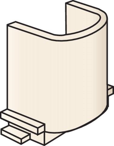 Conduit opening M20, Cream