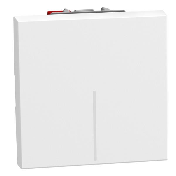 Light Now wisselschakelaar 10AX - 2 modules - Wit