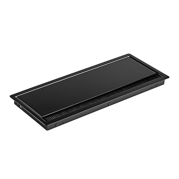 Coni cover inbouwraam lang Zwart Ral 9005