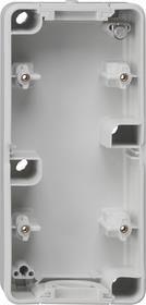 Partie inférieur boîtier double vertical apparent protection eau Gris