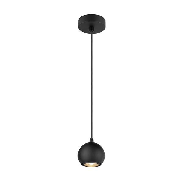 Lighr Eye® 90, pendant light, Gu10, pendant length 150cm, 1 x max. 6W, matt Black