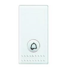 Verwisselbare toets light symbool Klok - 1 module - verlichtbaar