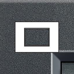 LivingLight - cover plate 3 modules Anthracite