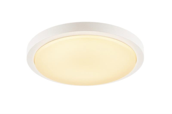 Ainos, ceiling light, Led, 3000K, round, White, with sensor