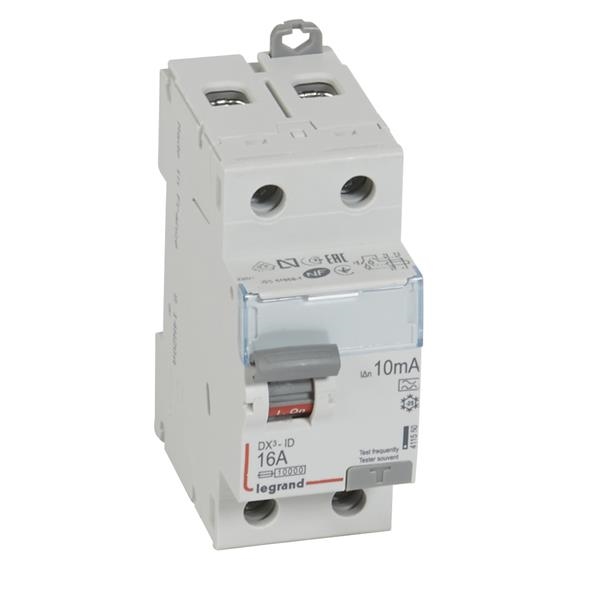Differentieel schakelaar DX³ 2 polig 10mA 16A type A - 2 modules