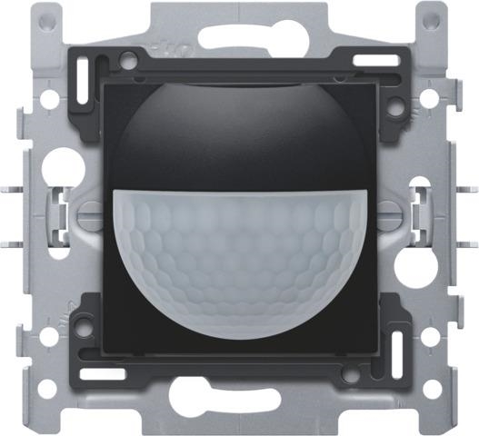 Détecteur de mouvement intérieur 180° avec contact de commutation 10A 230V 8m Black Coated