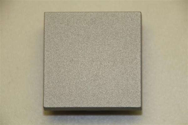 Hole cover plate Silver