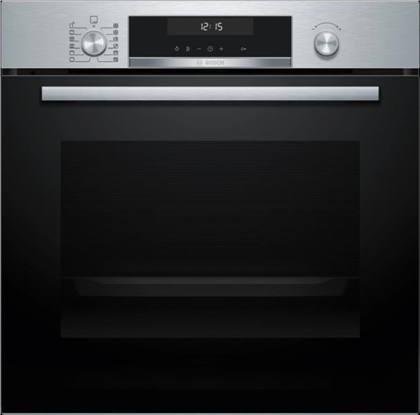 Oven serie 6 multifunctie 60cm, Label A+, 9 verwarmingswijzen, pyrolyse, Home connect, Wit display,
