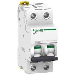 Disjoncteur modulaire iC60N - 2 pôles - 10A - courbe B