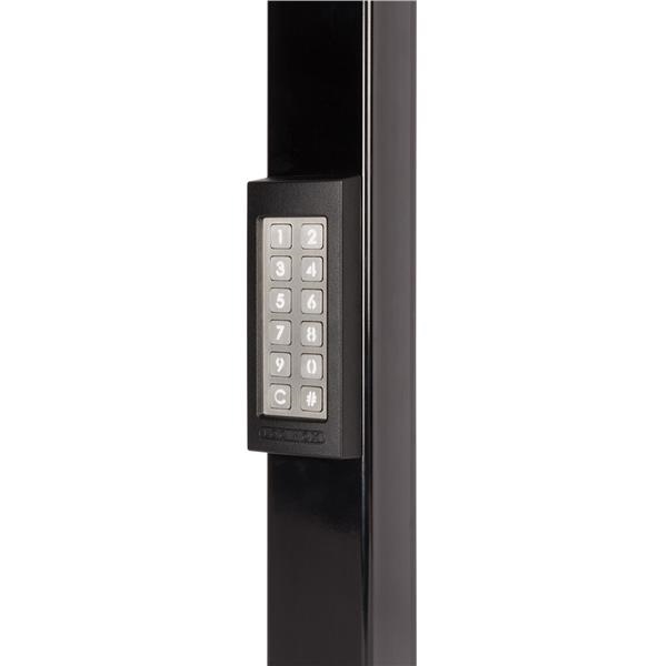 Locinox Slimstone 2  Opbouw - codeklavier, 2 relais  Zwart