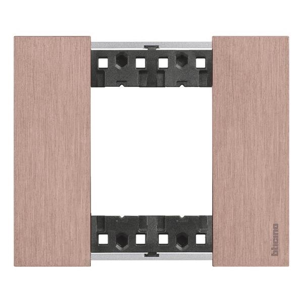 LNow - cover plate 2 modules Copper