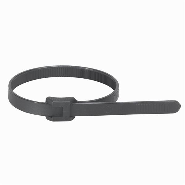 Collier colson - longueur 357mm largeur 9mm - Noir - protégé UV