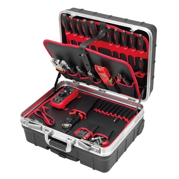 Coffret d'outillage trolley apprenti industrie 21 outils