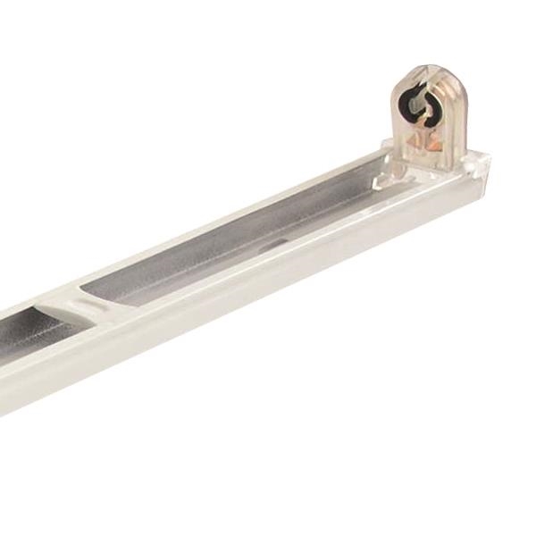 Réglette vide pour tube TL Led T8 1 x 120cm G13 IP20