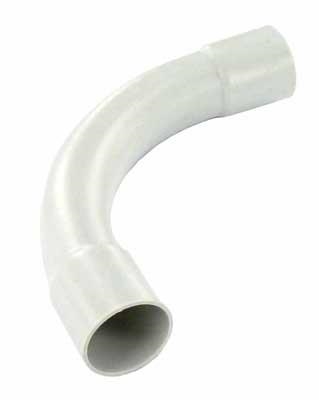 Bocht 25mm Lichtgrijs Ral 7035