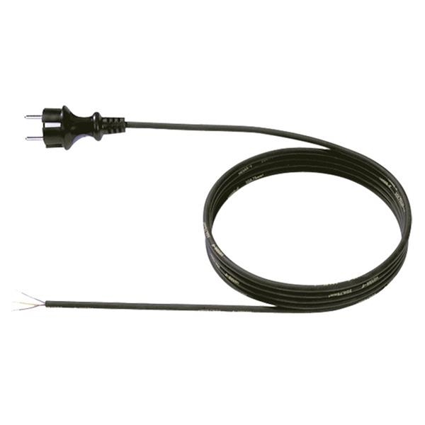 Aanzetsnoer H05RR-F 3G0.75 3m Zwart 32 / AEH