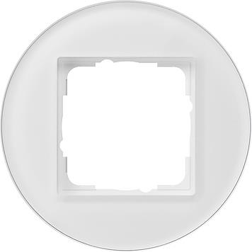 Afdekraam 1 voudig Gira studio glas WIt