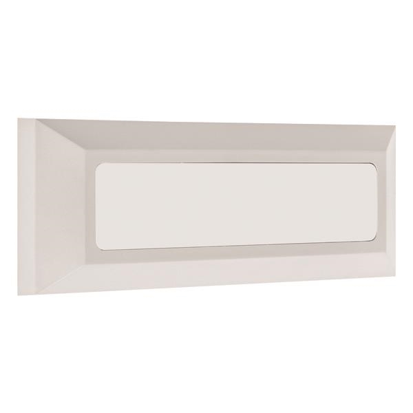 Applique murale 3W Blanc IP65 rectangle 3000K