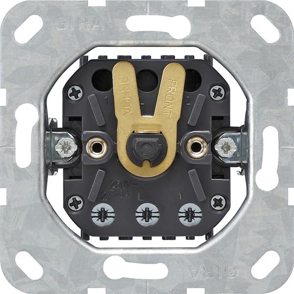 Module bouton-poussoir / interrupteur de stores 10A 250V~ pour plaque de finition avec manette