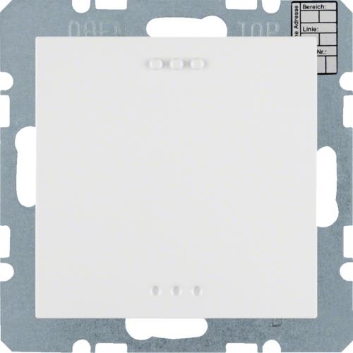 KNX CO2 sensor with humidity and temperature regulation, S.x / B.x polar White