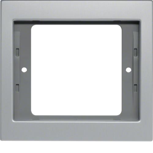Plaque de recouvrement 1 poste Berker K.5 Alu