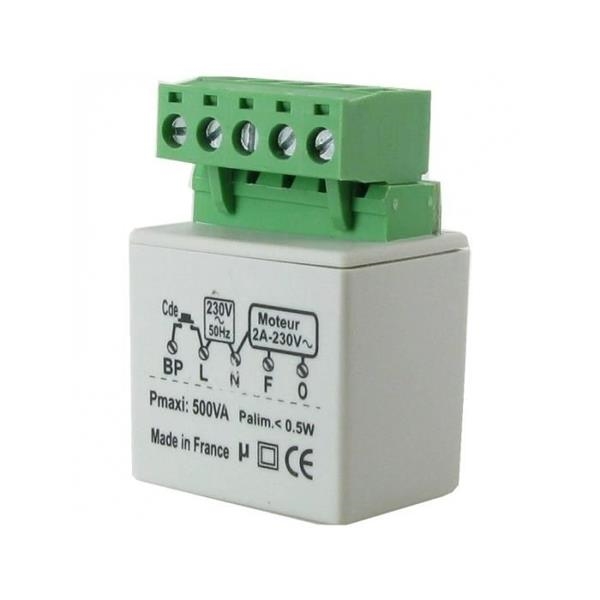 MVR500E - sturing rolluik en zonnewering 500W (inbouw)
